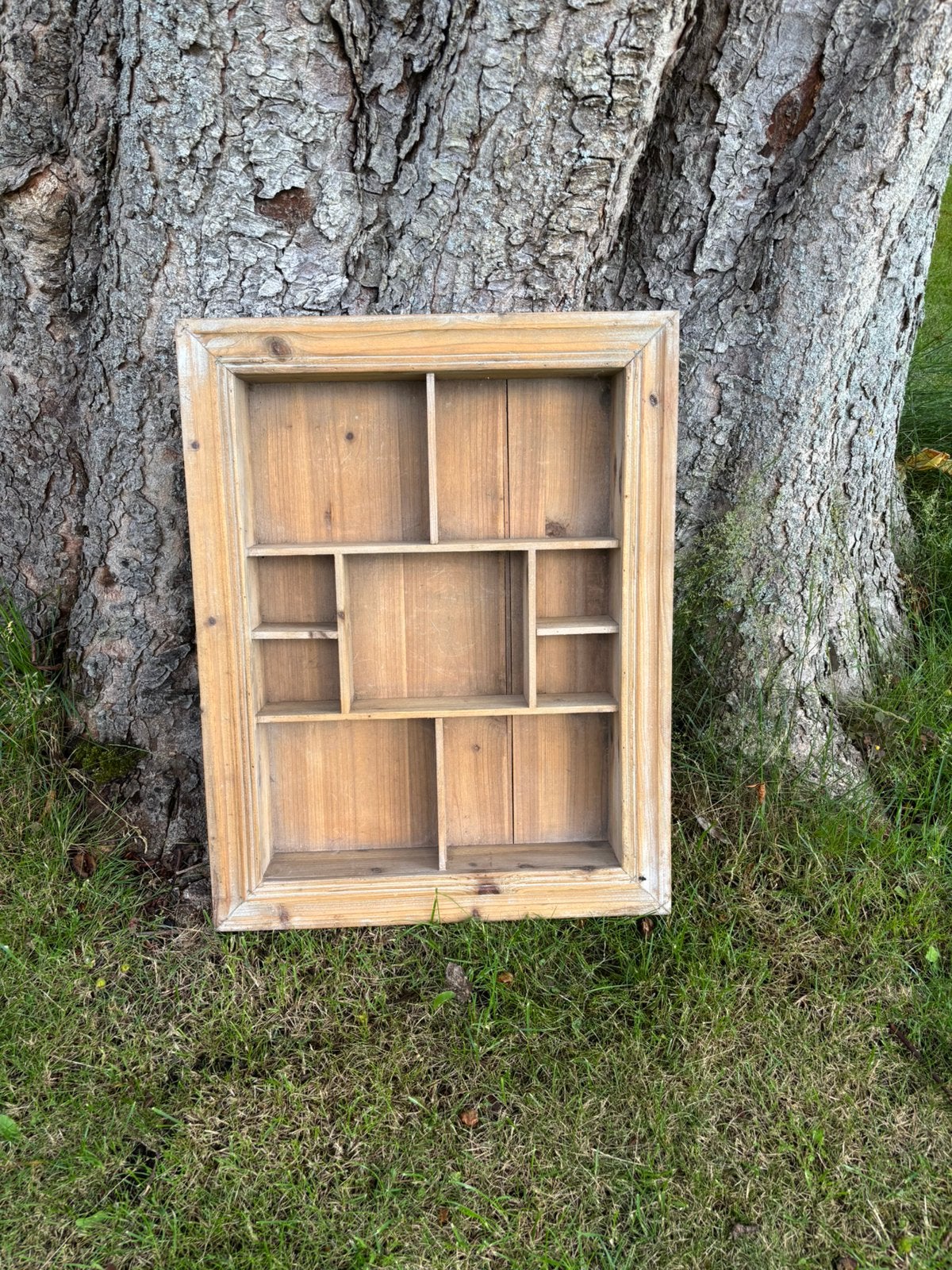 Houten rek voor ornamenten, Ophalen, Met plank(en), 50 tot 100 cm, Minder dan 25 cm