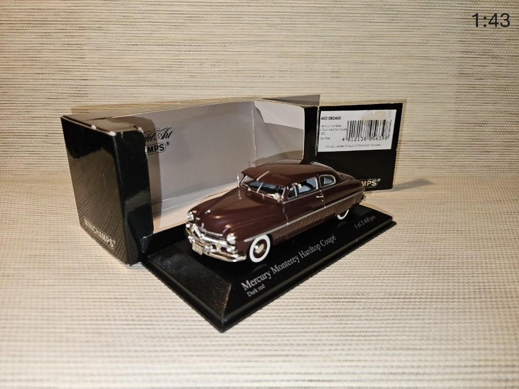 minichamps mercury, Hobby en Vrije tijd, Modelauto's | 1:43, Ophalen of Verzenden, Zo goed als nieuw, Auto, MiniChamps