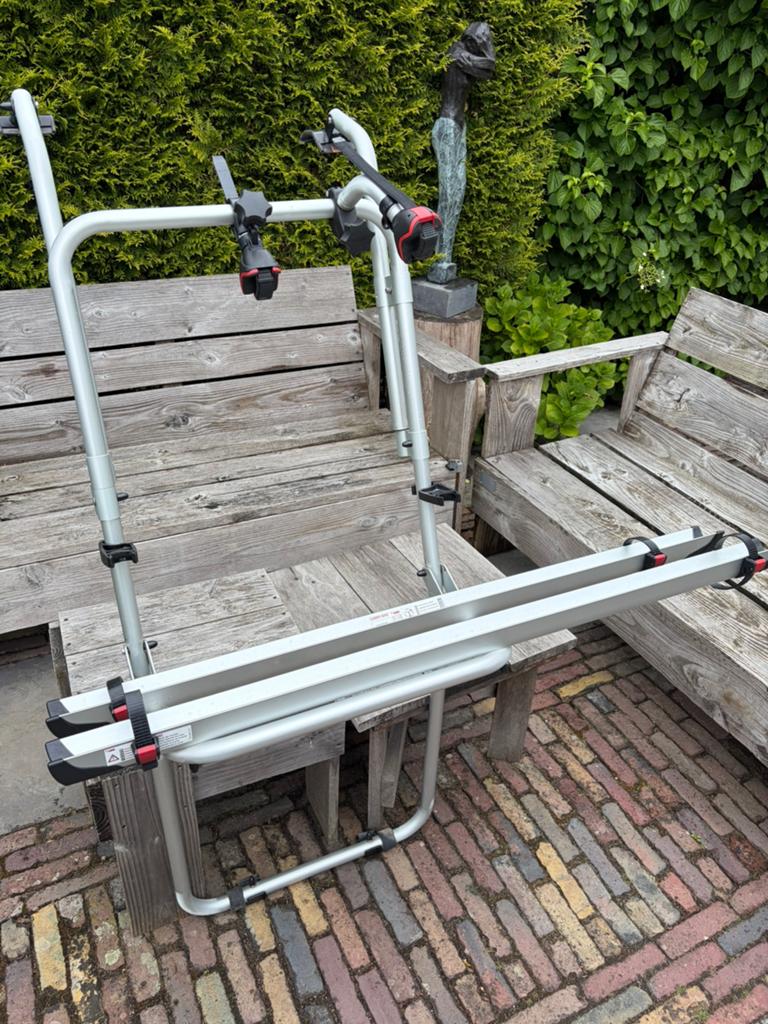 Fiamma achterfietsendrager Carry-Bike Vivaro / Trafic, Zo goed als nieuw, 2 fietsen, Elektrische fiets, Achterklepdrager