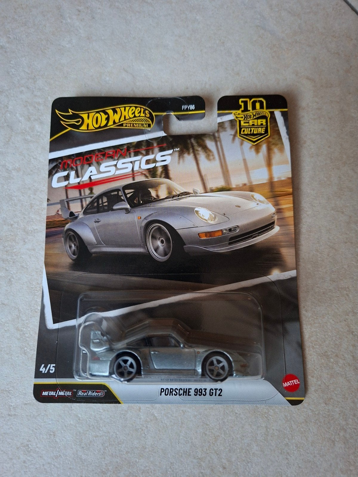 Hot Wheels Premium Porsche 993 GT2 - Modern Classics, Ophalen of Verzenden, Nieuw, Auto