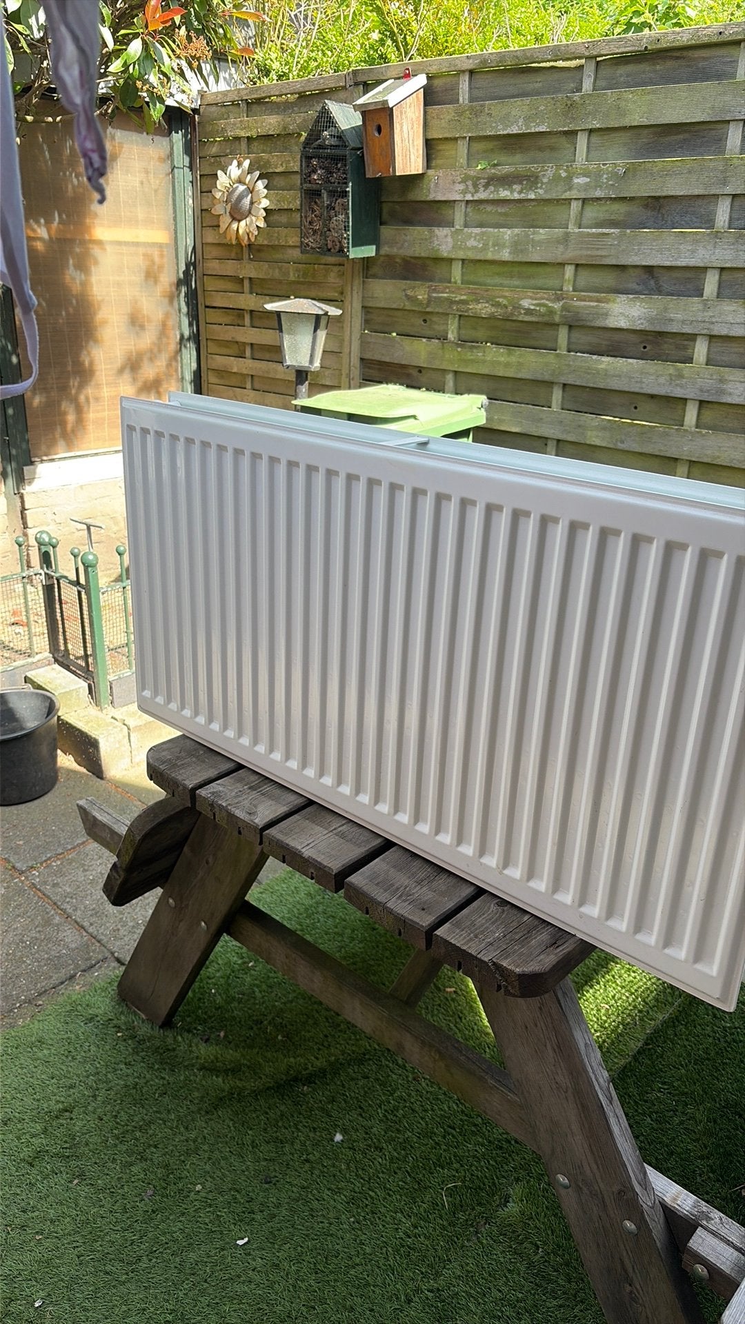 Radiator 1m bij 0,50, 30 tot 80 cm, Radiator, Ophalen of Verzenden, Zo goed als nieuw