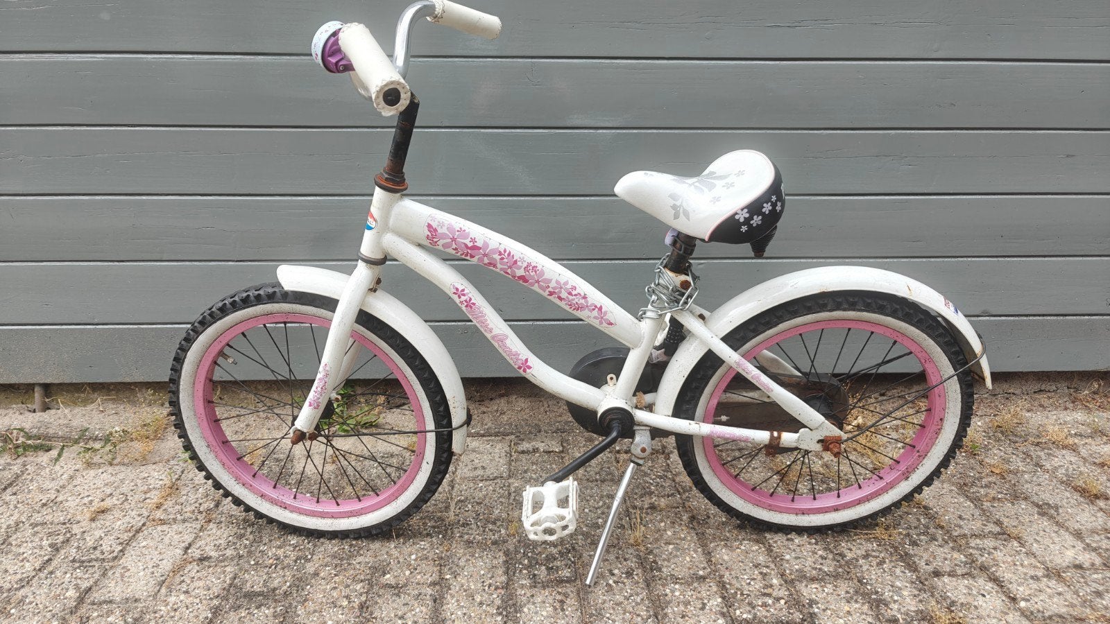 Popal miss cruise 18 inch meisjes fiets (4 t/m6 jaar), Ophalen, Terugtraprem, Gebruikt, Staal