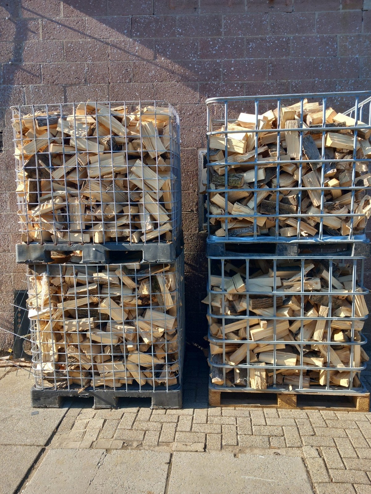 Droog haardhout essen, eik, beuk en berk, Ophalen of Verzenden, Blokken