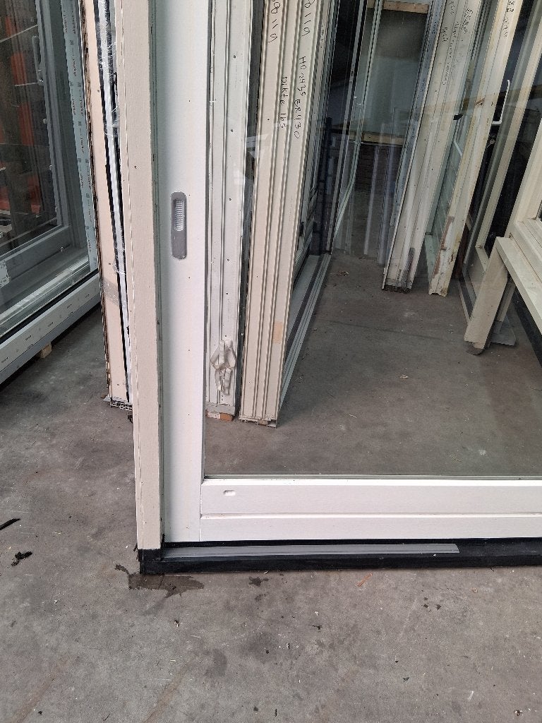 XXL schuifpui bezorgen factuur mogelijk, 225 cm of meer, Ophalen of Verzenden, Zo goed als nieuw, Inclusief glas