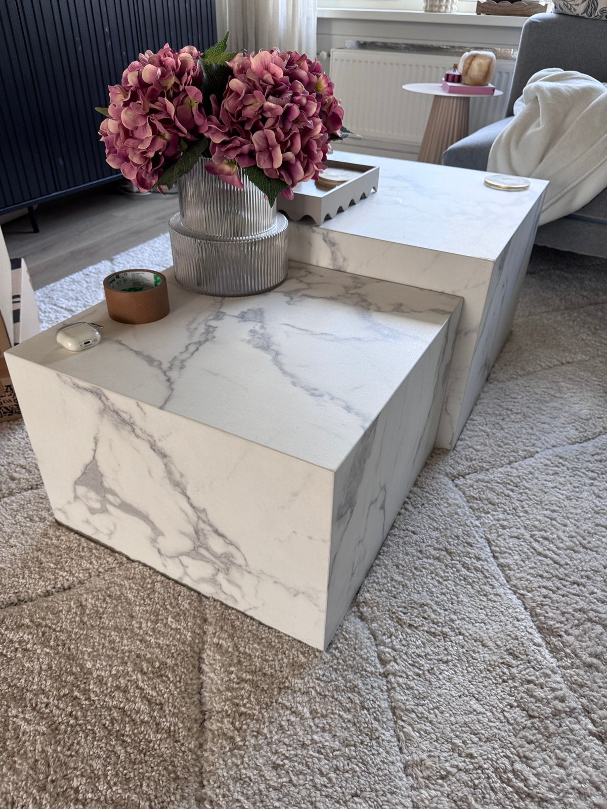 sohome Bendt Salontafel Flavian Set van 2 stuks, Ophalen, Zo goed als nieuw, 50 tot 100 cm