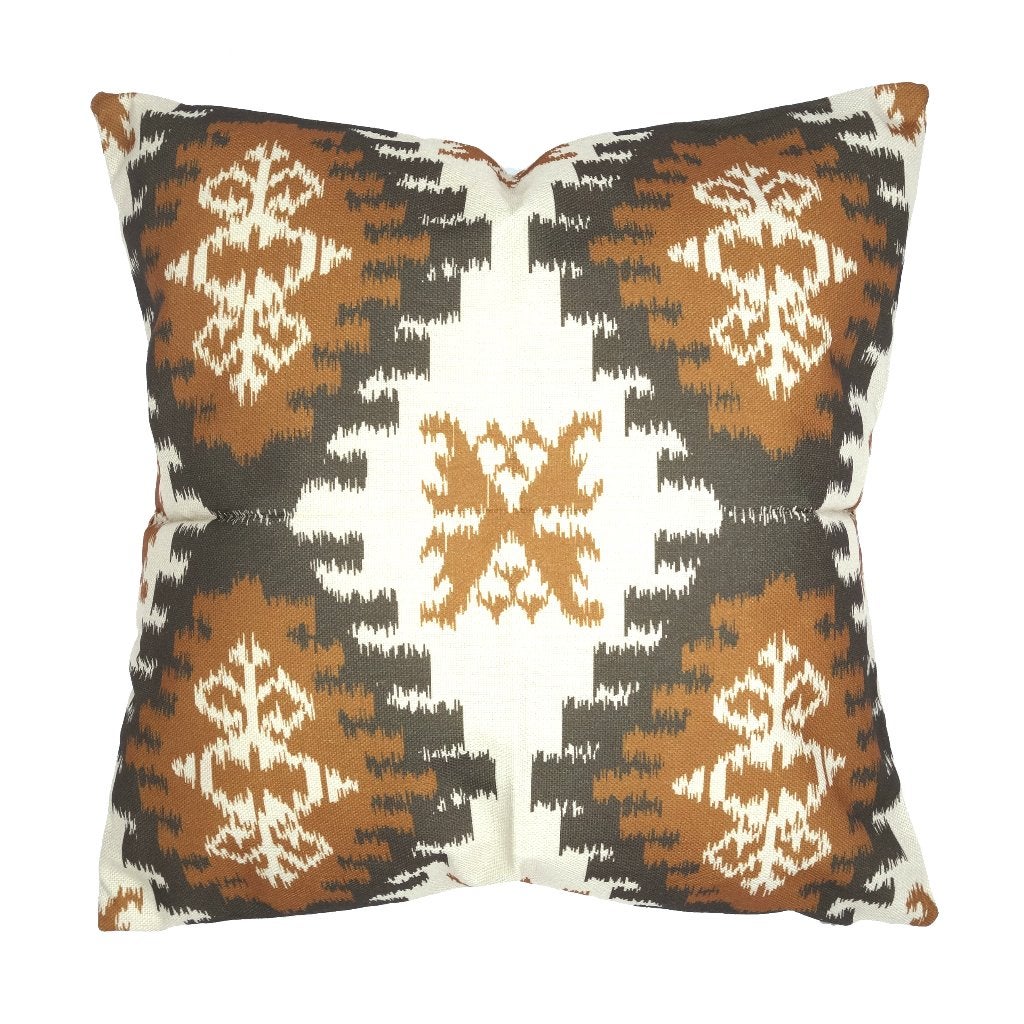 Ikat kussenhoes Libia linnenlook | 45 x 45 cm, Huis en Inrichting, Dekussenkraam@gmail.com, De kussenkraam, Nieuw, Ophalen of Verzenden