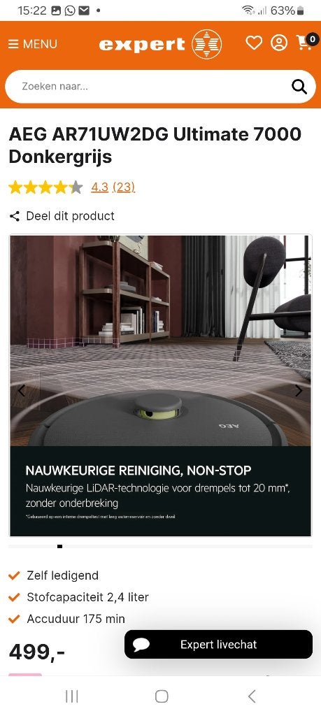 Foto 10 van Robotstofzuiger