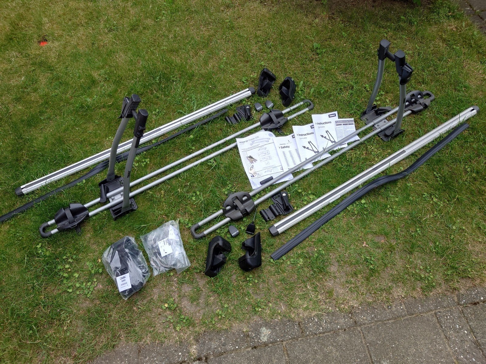 Fietsendrager incl. dakdrager, Ophalen, Brede banden, Zo goed als nieuw, Dakdrager