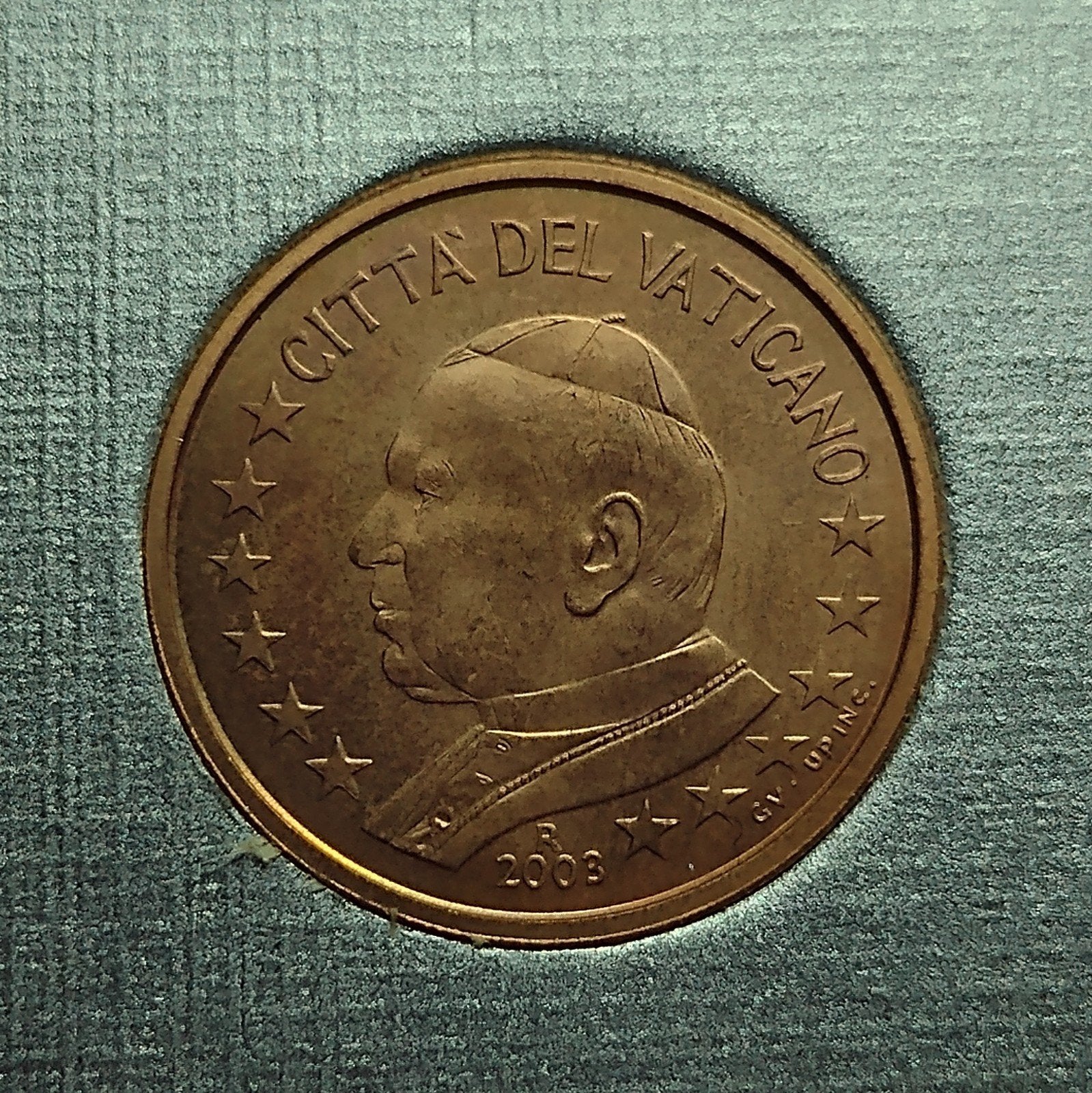 5 Eurocent - Vaticaan - 2003, Ophalen of Verzenden, Vaticaanstad, 5 cent, Losse munt