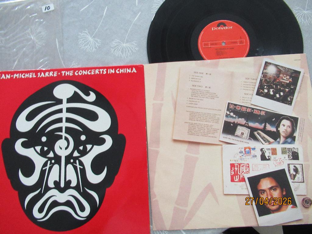 Jean Michel Jarre    The concert in China  ( DUBBEL LP ), Cd's en Dvd's, Ophalen of Verzenden, Zo goed als nieuw, 12 inch, Poprock