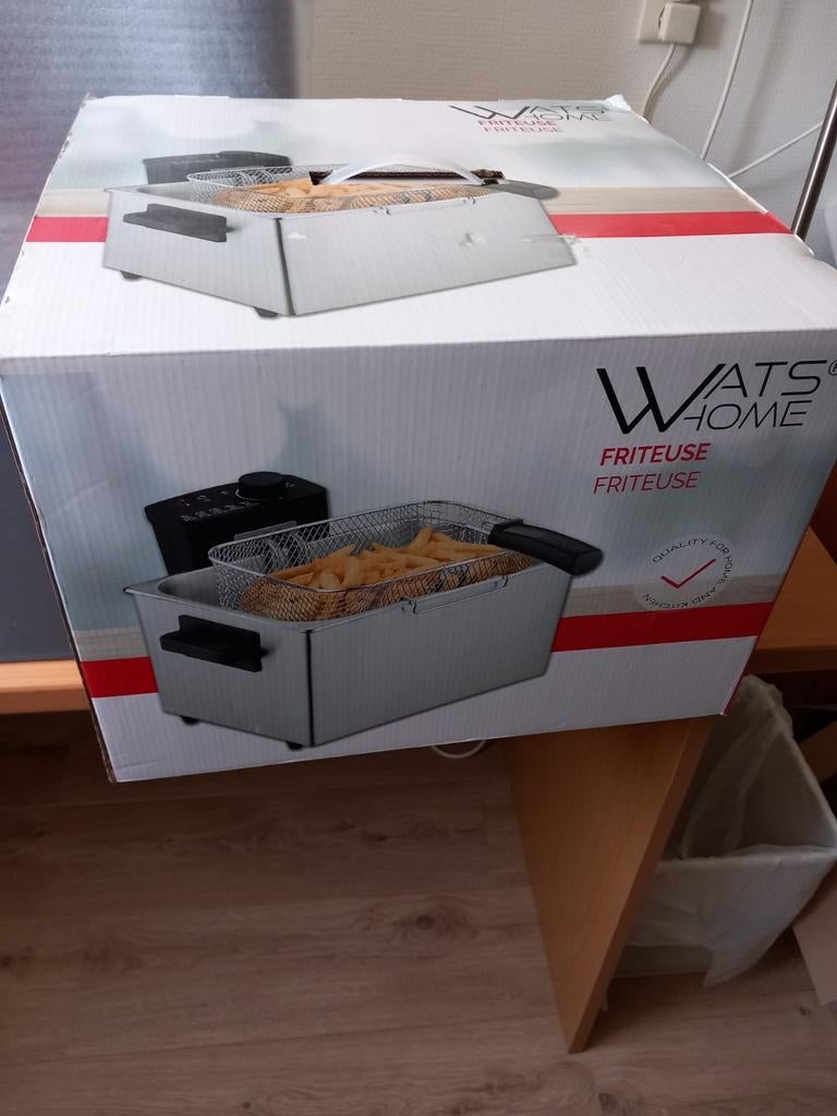 Nieuw in doos XL friteuse, 4 liter of meer, Ophalen, Nieuw