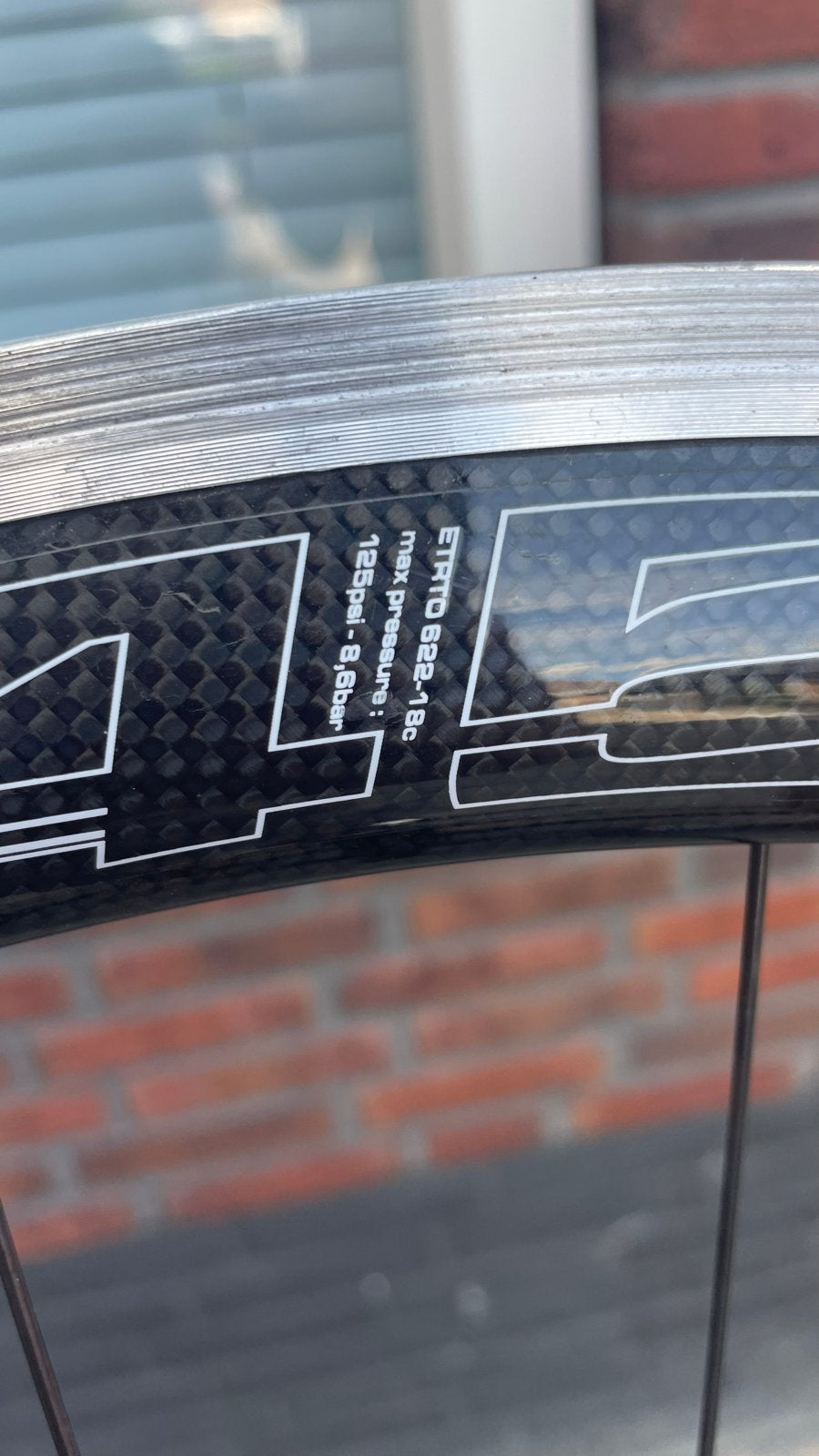 Forza racefiets voorwiel met Shimano HB-RS400 naaf, 28 inch, Gebruikt, Carbon, Meer dan 20 versnellingen