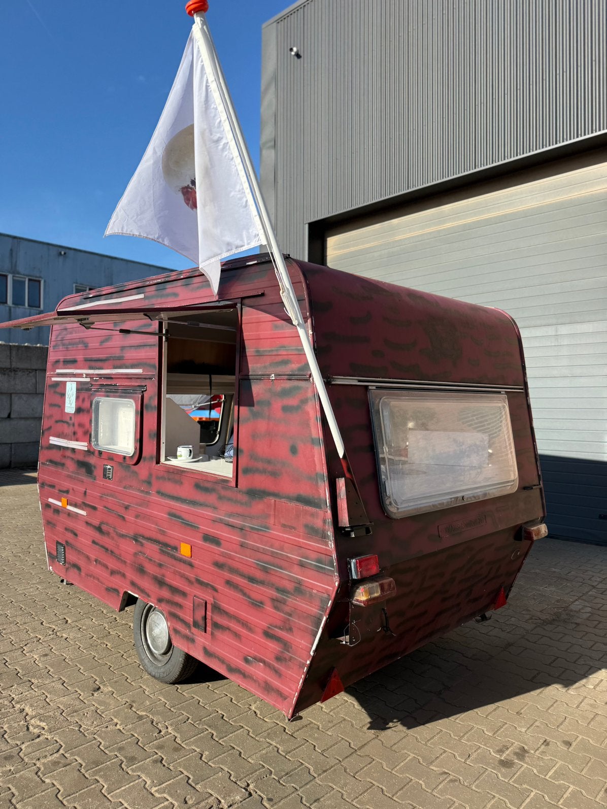 Complete foodtruck / hamburgerkar / verkoopwagen, Zakelijke goederen, Ophalen
