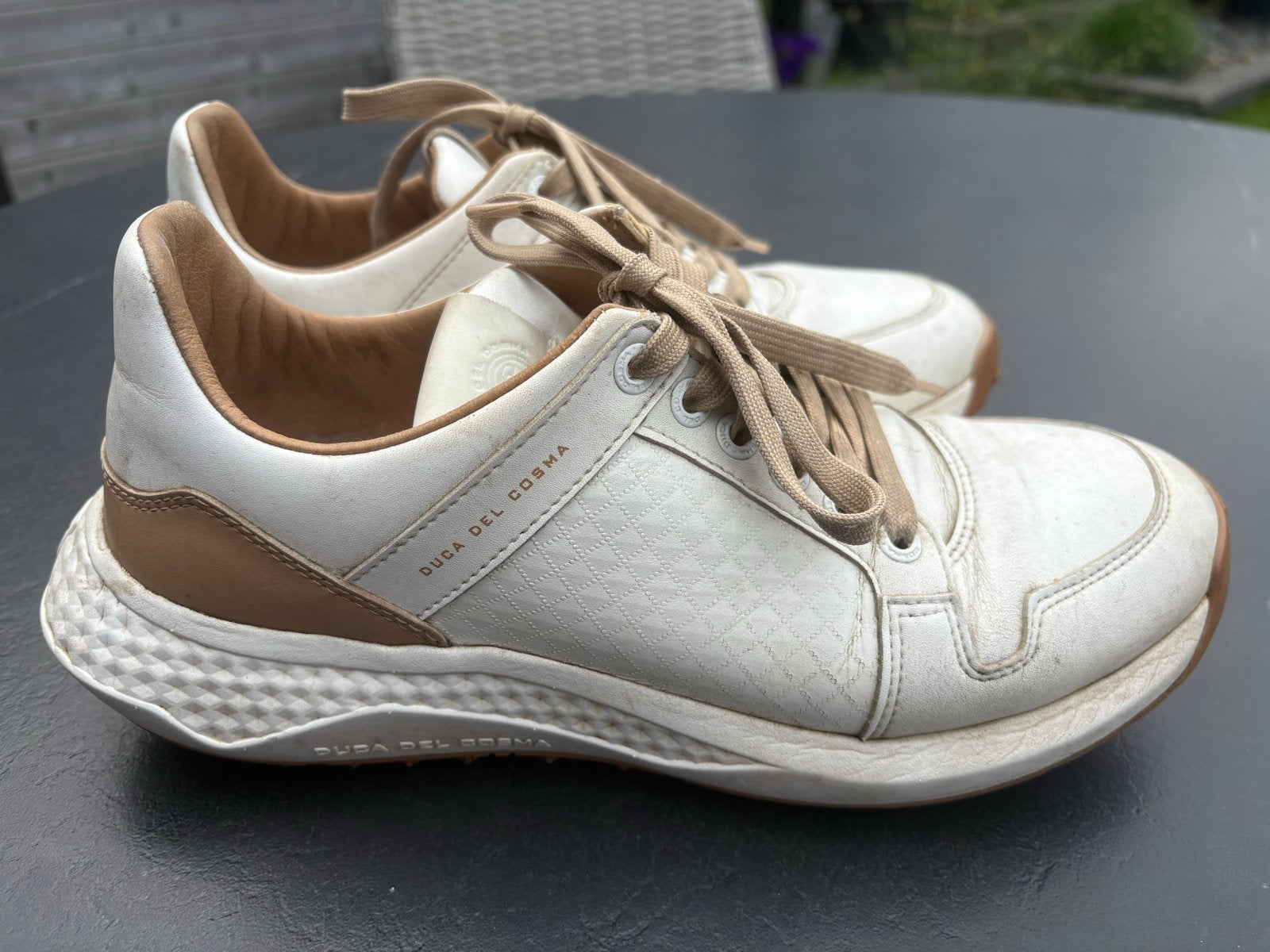 Leren dames golfschoenen Duca del Cosma - Maat 40, Ophalen of Verzenden, Gebruikt, Schoenen, Overige merken