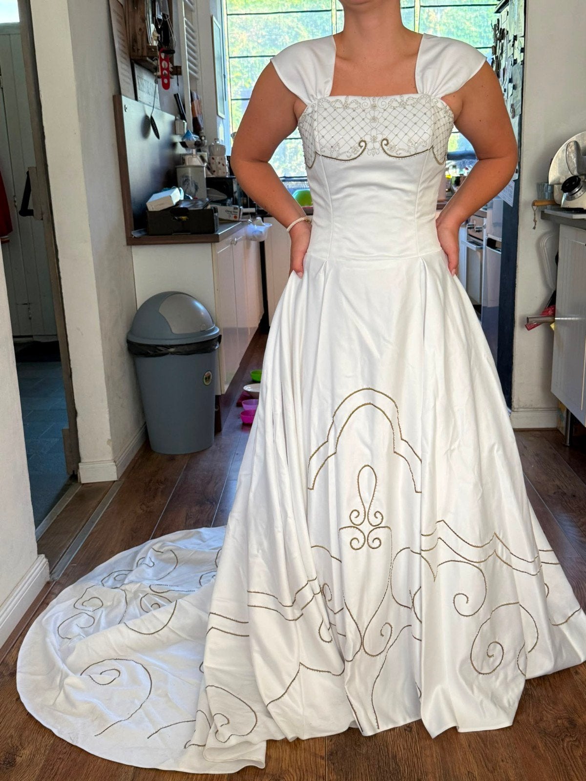 Trouwjurk maat 38, Kleding | Dames, Ophalen, Gedragen, Wit, Trouwjurk