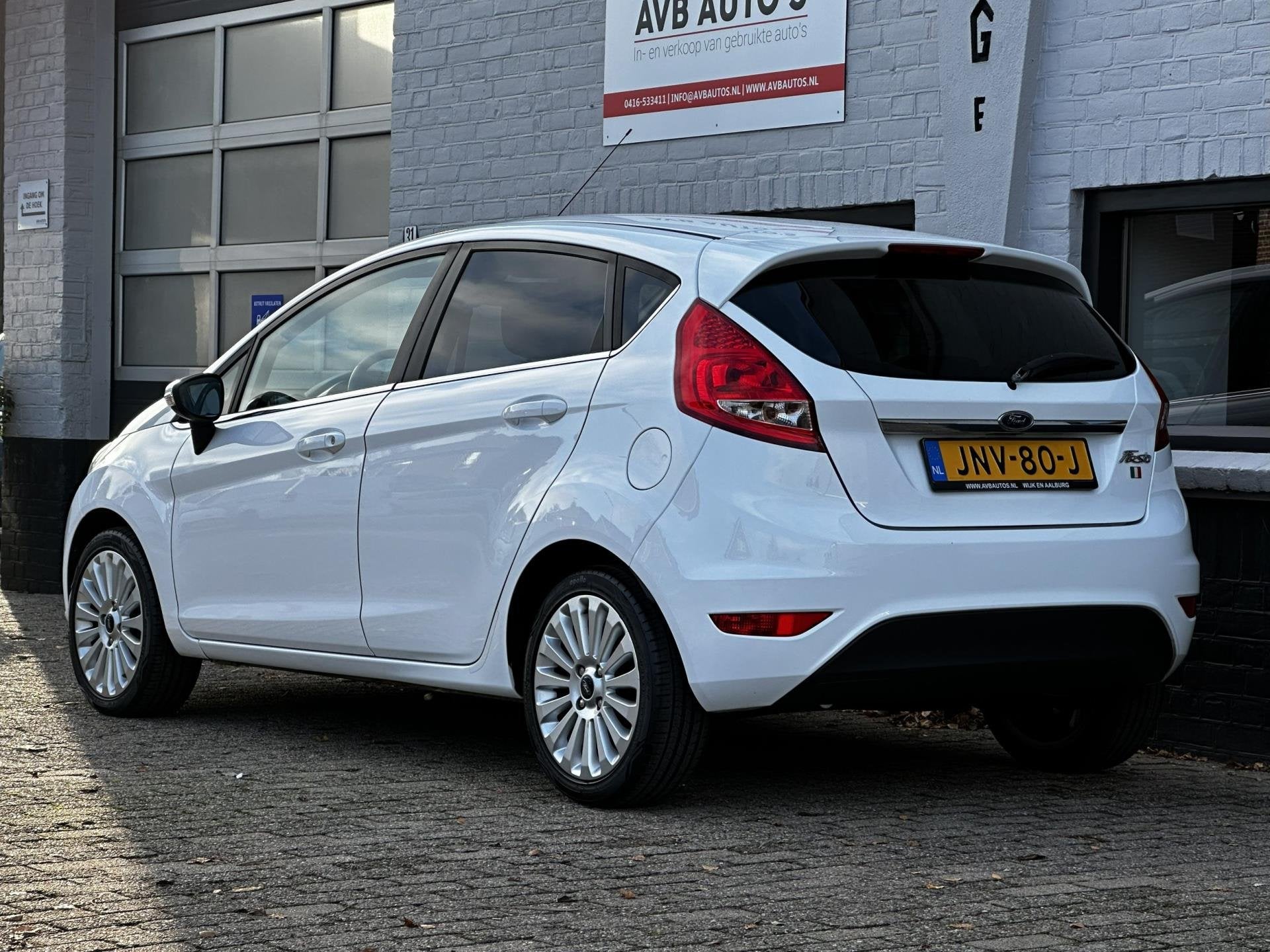 Ford Fiesta 1.25 Titanium Clima USB Aux Apk t/m 31-5-2027, Auto's, Ford, Voorwielaandrijving, Euro 5, Stof, Gebruikt