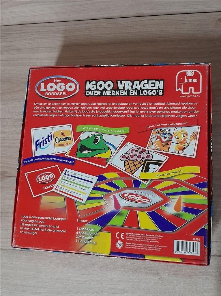 het logo bordspel - s5421, Hobby en Vrije tijd, Gezelschapsspellen | Bordspellen, Verzenden, Zo goed als nieuw