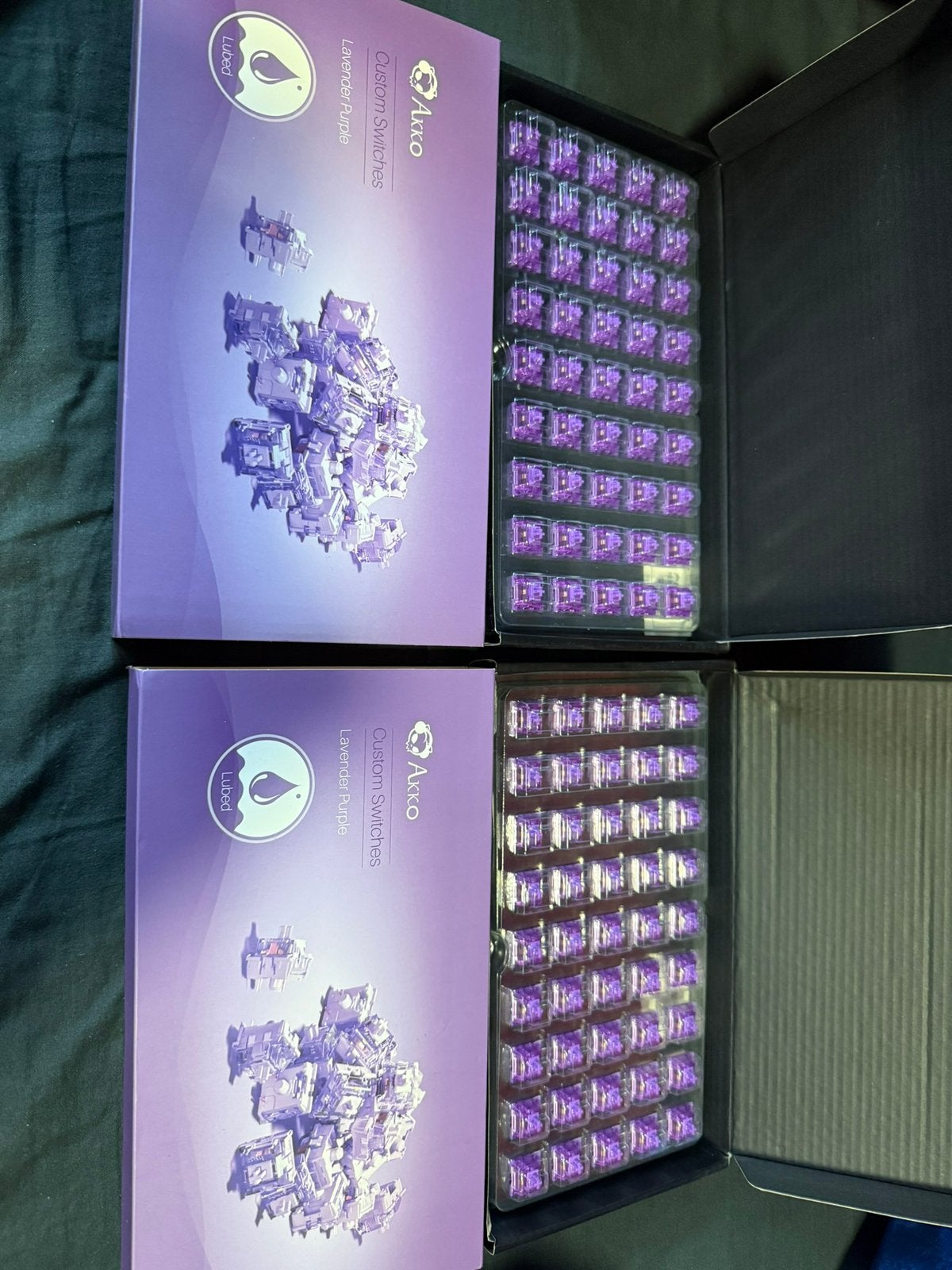 90x Akko Lavender Purple Switches – Factory Lubed – 2x45, Ophalen of Verzenden, Nieuw