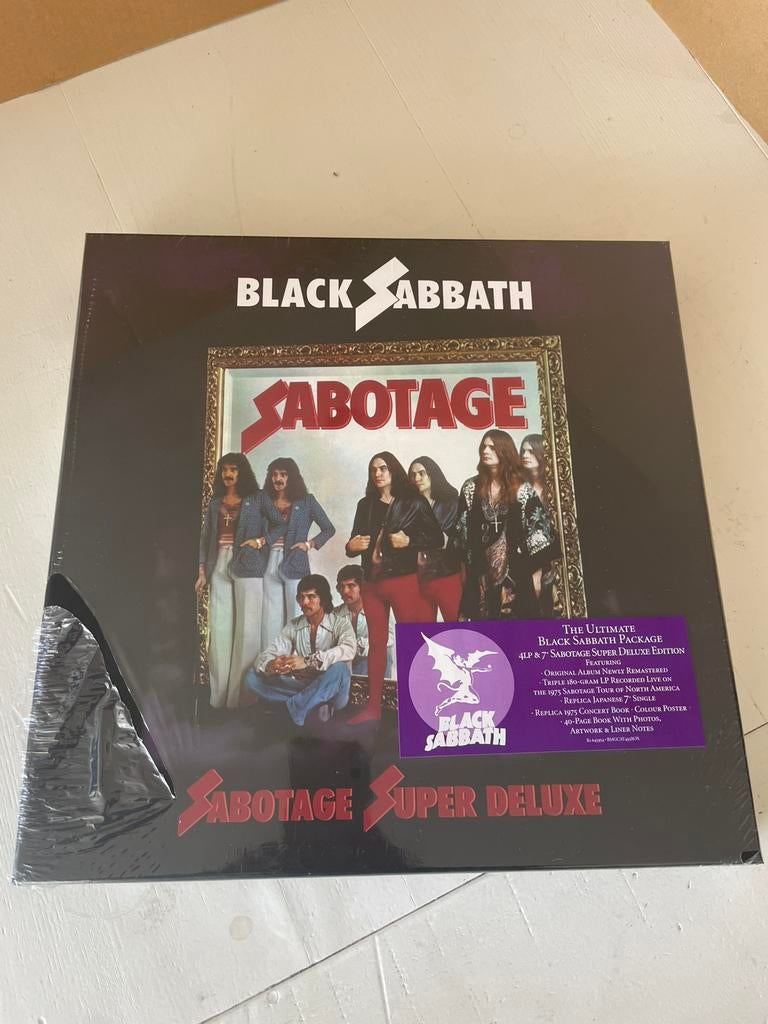 Black Sabbath lp box. Sabotage., Ophalen of Verzenden