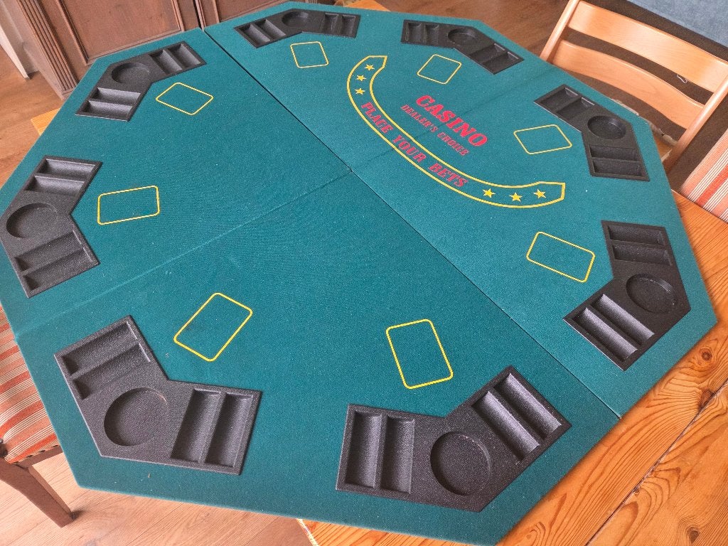 Pokertafel, Vijf spelers of meer, Ophalen, Gebruikt