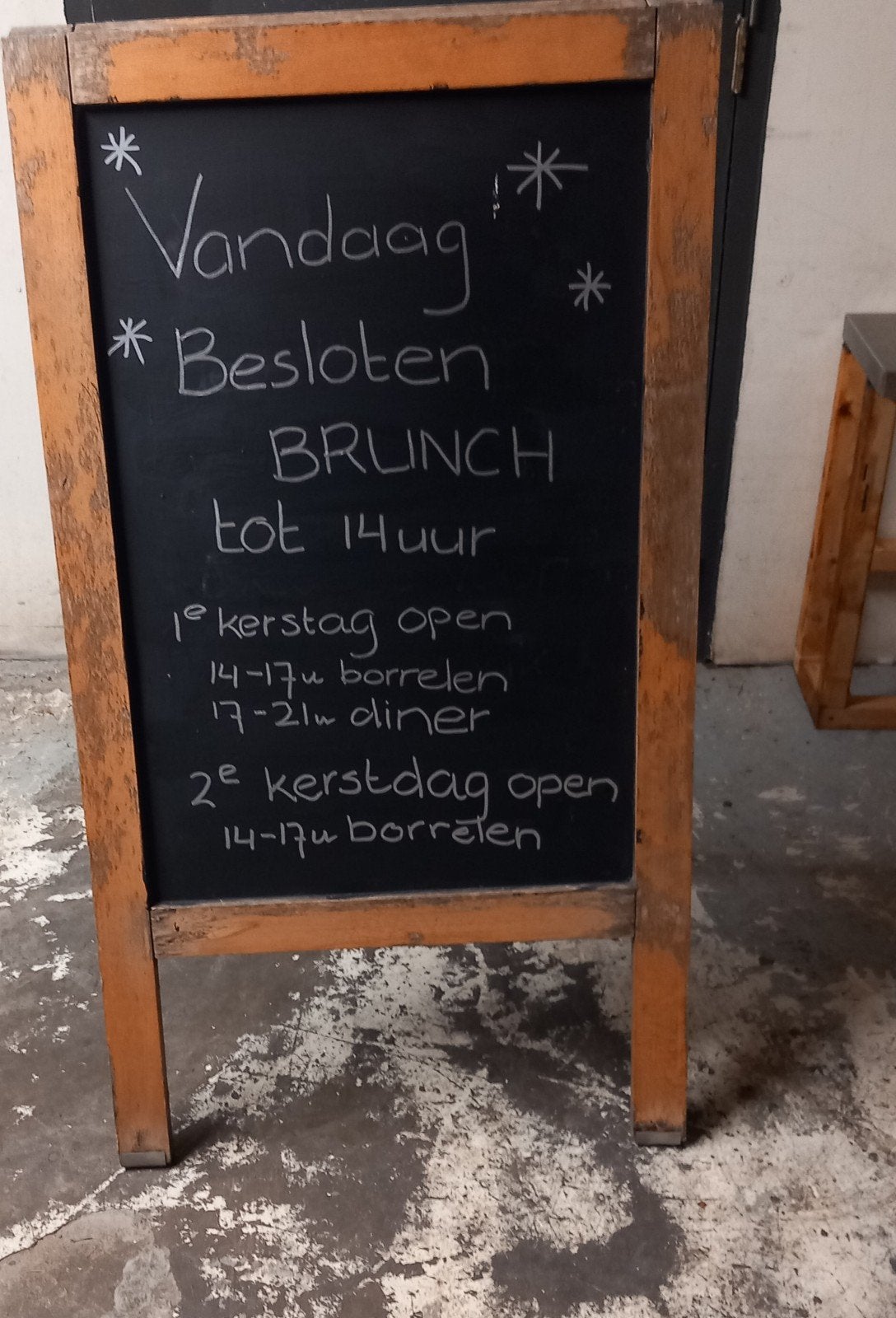 krijtstoepbord gebruikt, Ophalen, Gebruikt
