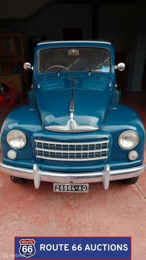 Fiat 500 C Topolino | 1949 | Route 66 Auctions, Auto's, Overige carrosserieën, Zwart, Bedrijf, Handgeschakeld