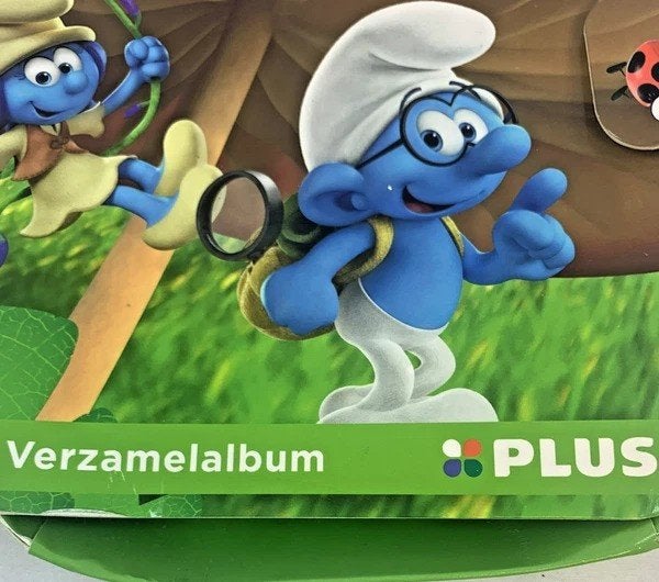 PLUS Smurfen Verloren Dorp Album compleet 24 figuren 2017, Coolsingel 104, 3011 AG Rotterdam, Netherlands, Verschillende Smurfen