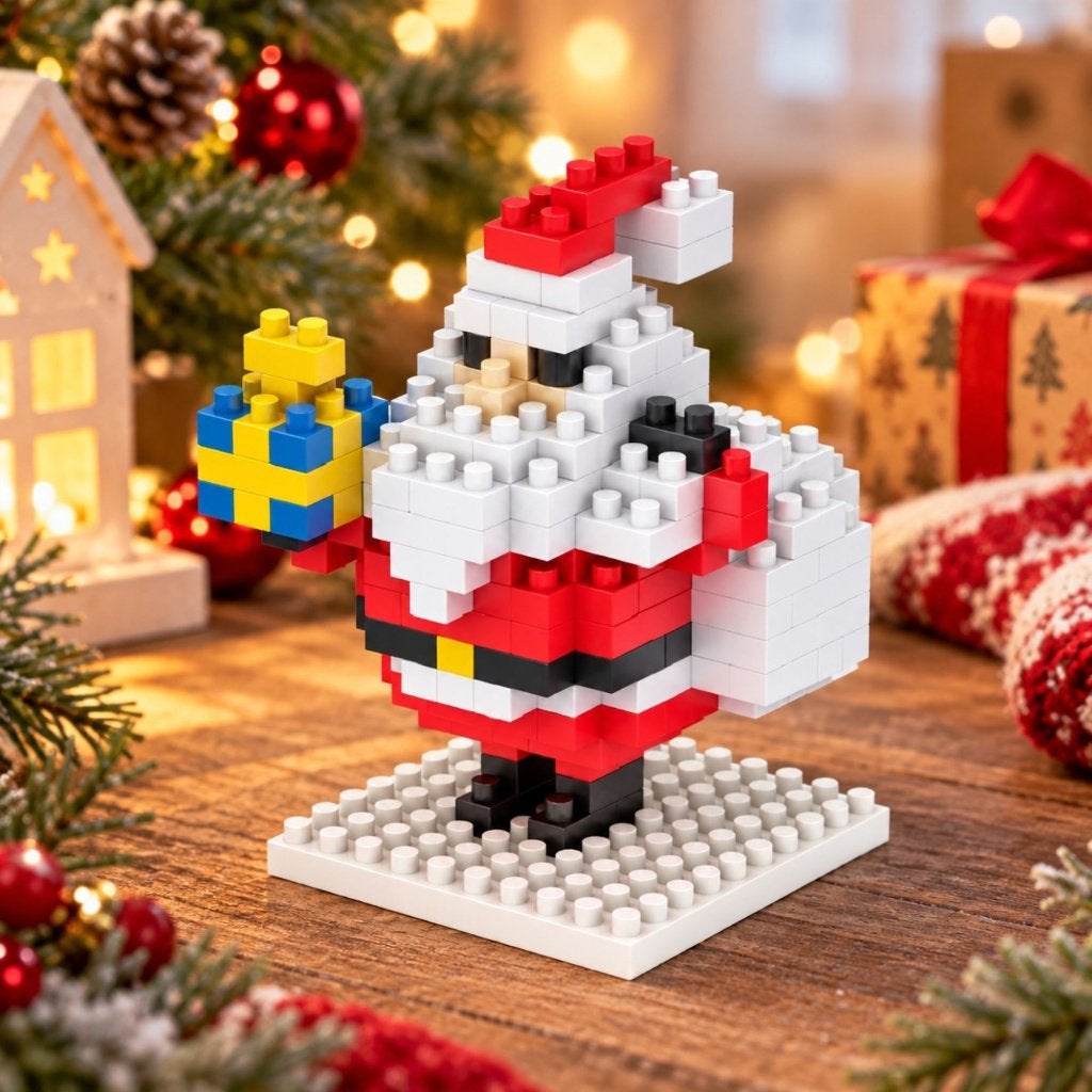 Nano Blocks Kerstman 160 Mini Bouwsteentjes Vanaf 14, D, Nieuw, Ophalen of Verzenden, D