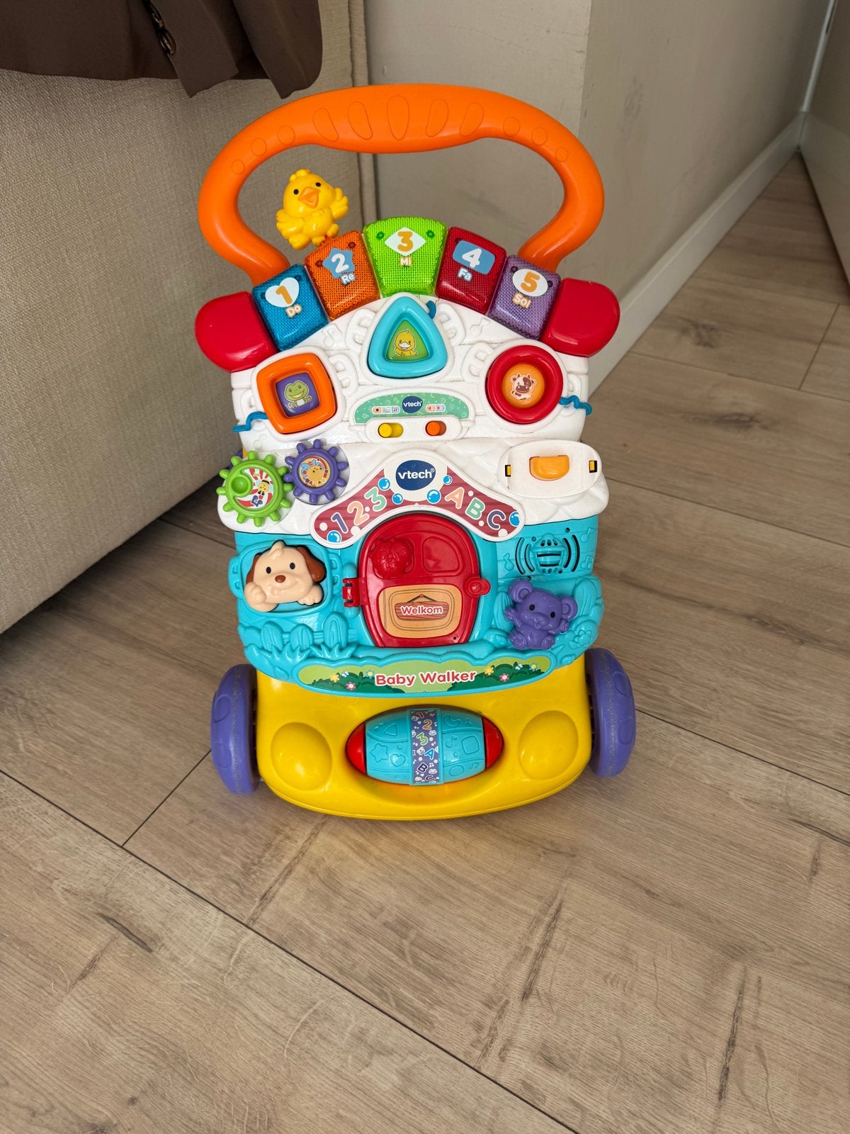 VTech Baby Walker met geluid en licht, Kinderen en Baby's, Speelgoed | Babyspeelgoed, Ophalen of Verzenden, Zo goed als nieuw