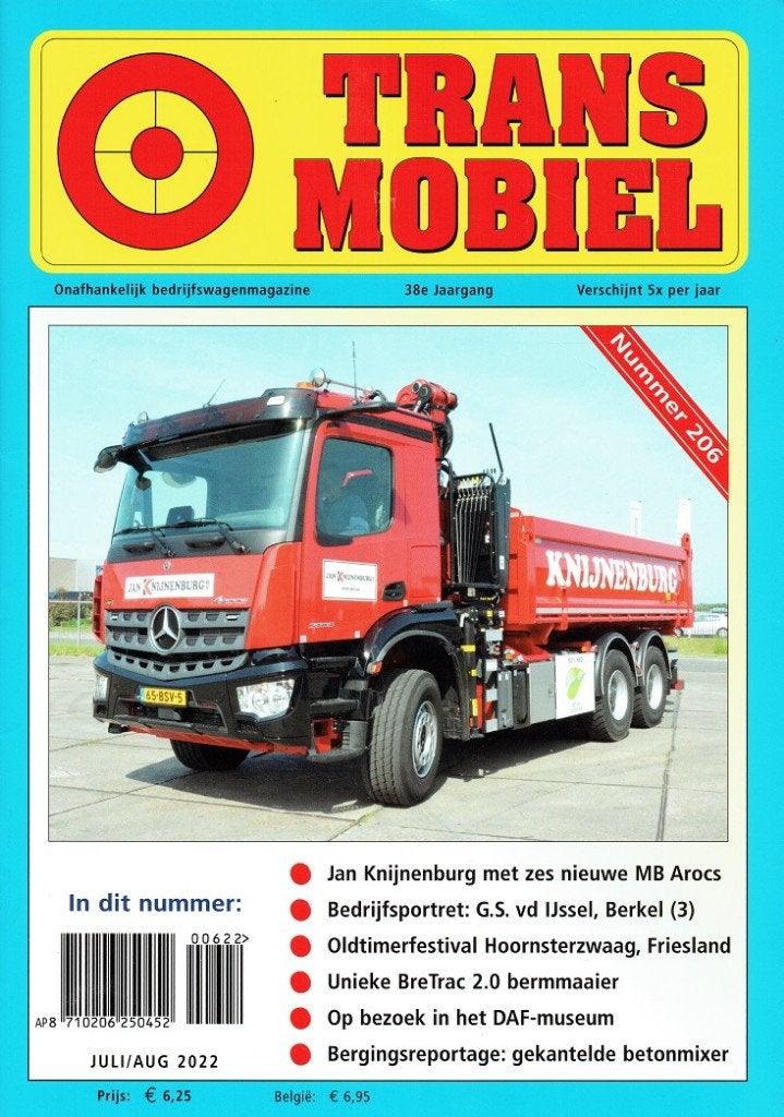 Transmobiel 2022 nr. 206, Boeken, Verzenden, Gelezen, Algemeen