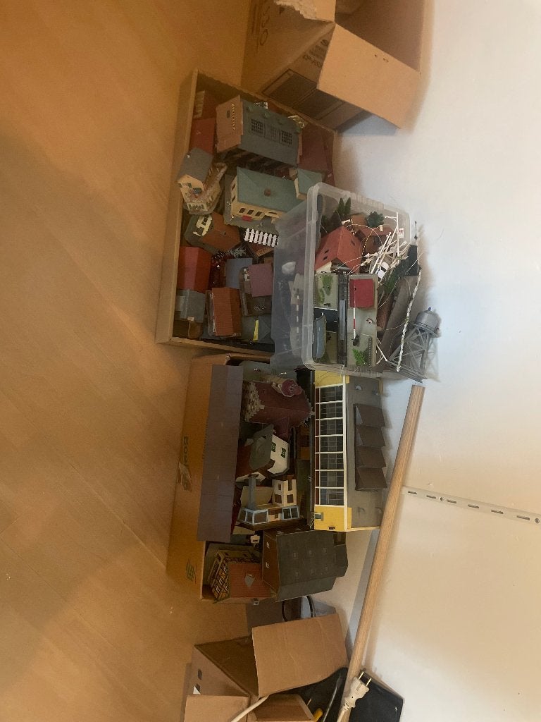 Te koop Marklin treinbaan met toe behoren, Ophalen, Wisselstroom, Märklin, Gebruikt