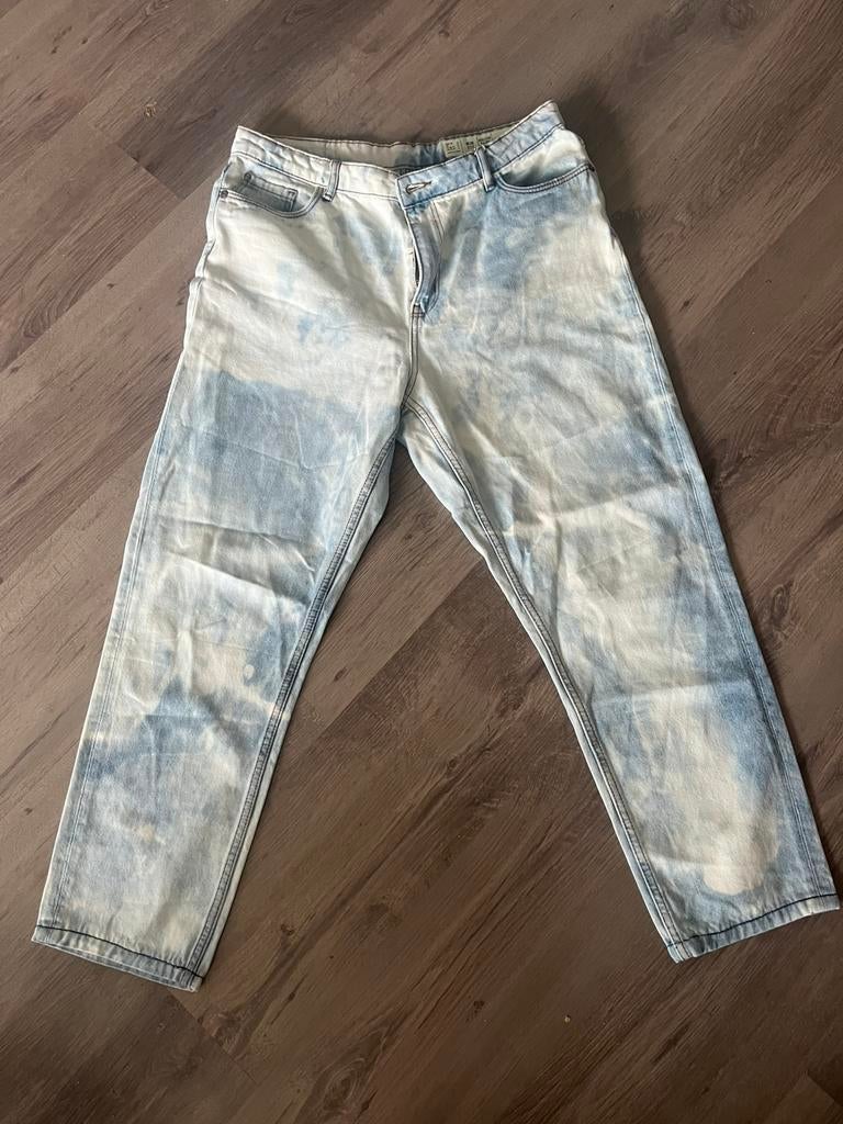Jeans bleach was esmara mom fit mt 42 izgs, Ophalen of Verzenden, Zo goed als nieuw, Blauw, W33 - W36 (confectie 42/44)
