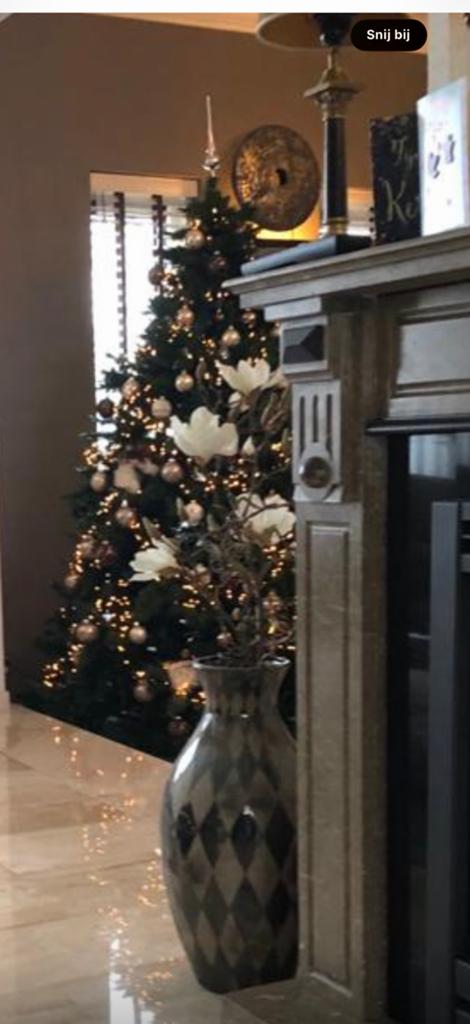 Zeer mooie kunst kerstboom gratis afhalen, Ophalen of Verzenden, Zo goed als nieuw