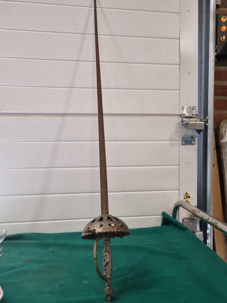 schermzwaard antiek geheel bewerkt, Ophalen of Verzenden, 'T Olde Gre-j, Info@toldegrej.nl, Endepoelstraat 20f Didam