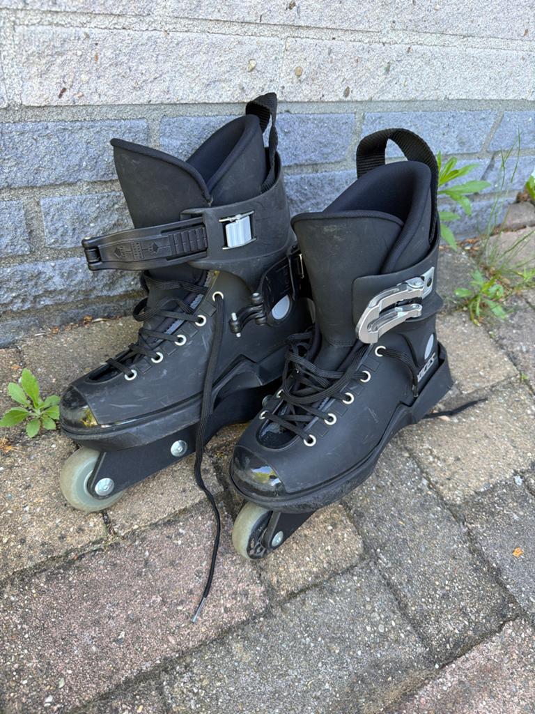 Roces Majestic 12 Aggressive Stunt Skates - Maat 38, Ophalen, Gebruikt, Inline skates 4 wielen, Heren