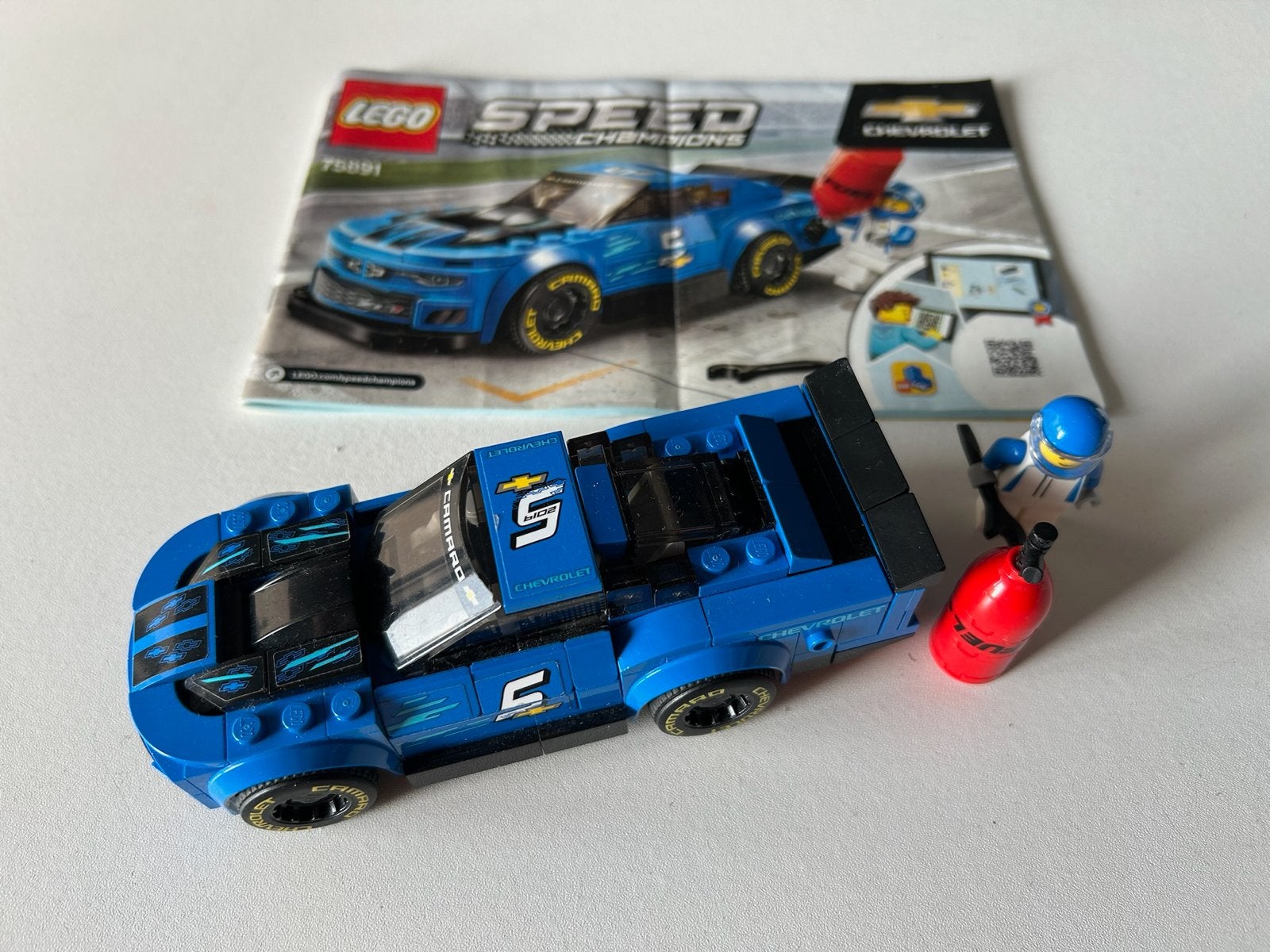 Lego Speed Champions Chevrolet Camaro ZL1 75891, Ophalen of Verzenden, Zo goed als nieuw, Lego
