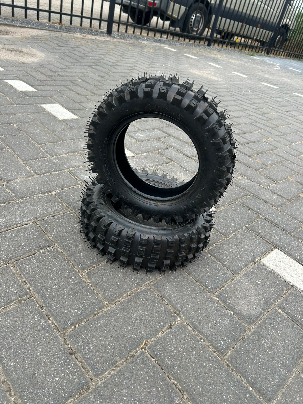 8 inch crossbanden voor mini buggy, quad, skelter, Auto diversen, Ophalen of Verzenden, Nieuw