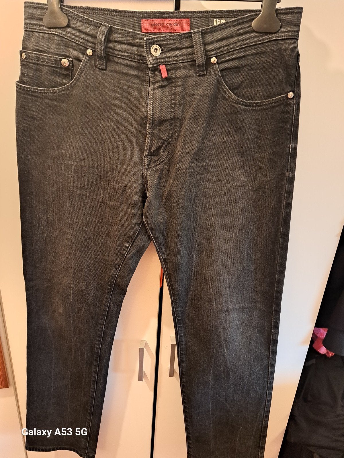 Pierre Cardin Jeans Deauville W33/L32 Zwart, Pierre Cardin, Zwart, Ophalen of Verzenden, W33 - W34 (confectie 48/50)