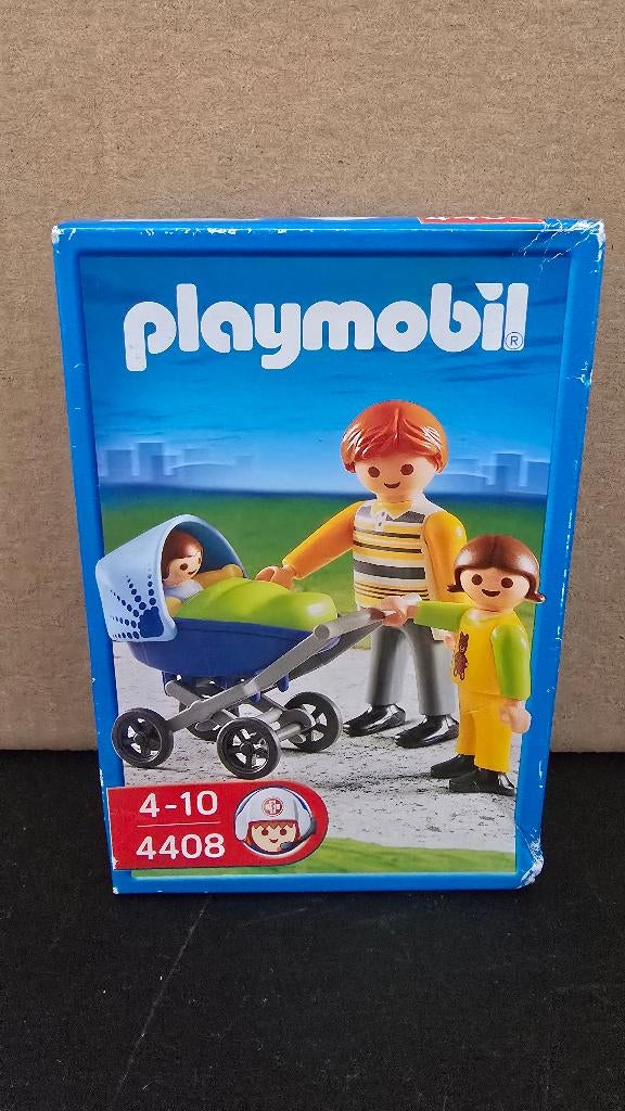 Playmobil 4408 Vader met kinderwagen nieuw in doos, Ophalen of Verzenden, Nieuw, Complete set