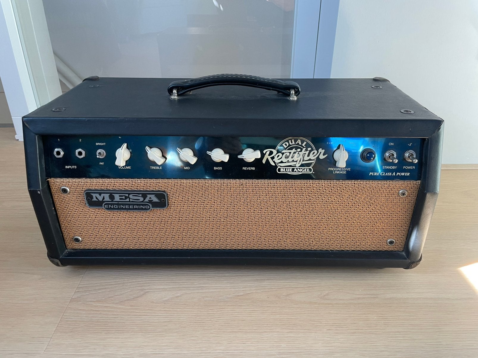 Mesa Boogie Blue Angel Head, Muziek en Instrumenten, Measa Boogie, Pentaluma Ca, Gebruikt, Minder dan 50 watt