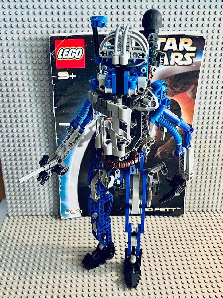 LEGO Technic 8011 Jango Fett, Gebruikt, Star Wars, Lego, Compleet