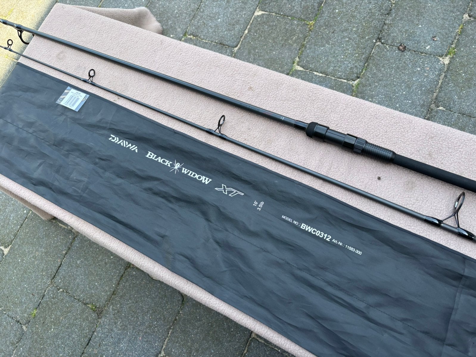 Nieuwe daiwa black widow xt 10ft 3lb karperhengel, Ophalen, Nieuw, Werphengel