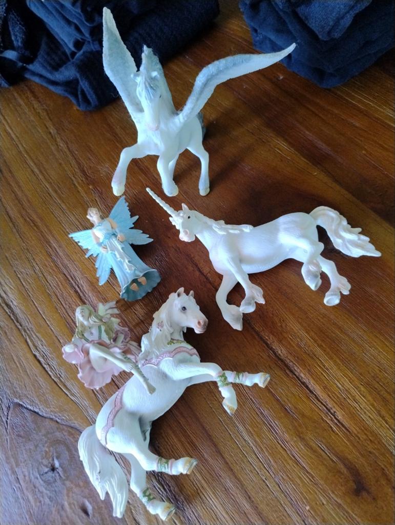 Schleich Fantasy Figuren Set: Eenhoorns, Pegasus & Feeën, Ophalen of Verzenden, Gebruikt