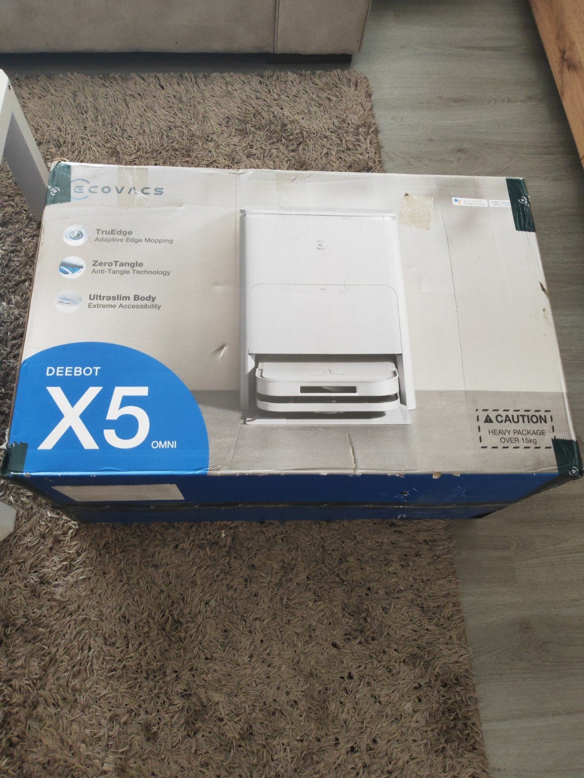 Ecovacs Deebot X5 Omni Robotstofzuiger met Dweilfunctie, Ophalen of Verzenden, Zo goed als nieuw