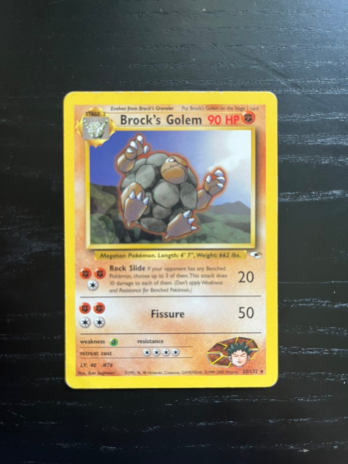 Brock’s Golem 20/132 - Gym Heroes, Ophalen of Verzenden, Zo goed als nieuw, Losse kaart