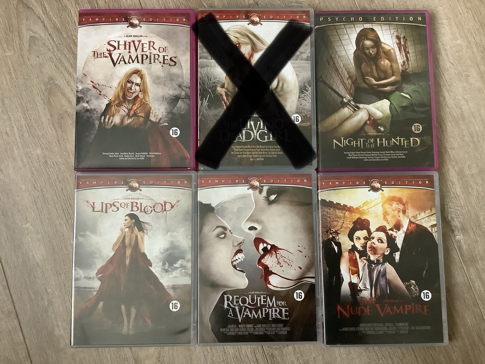 Jean Rollin * vampire edition dvd’s, Vanaf 16 jaar, Ophalen of Verzenden, Zo goed als nieuw