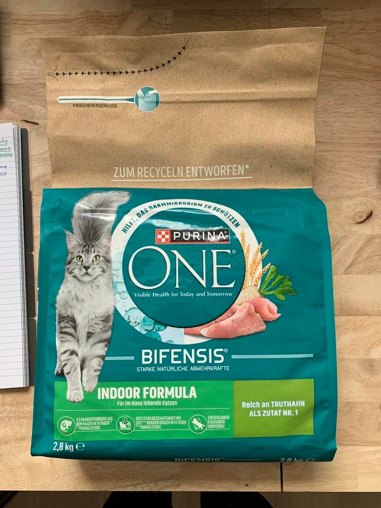 2,8kg purina one indoorformula, Dieren en Toebehoren, Ophalen of Verzenden, Kat