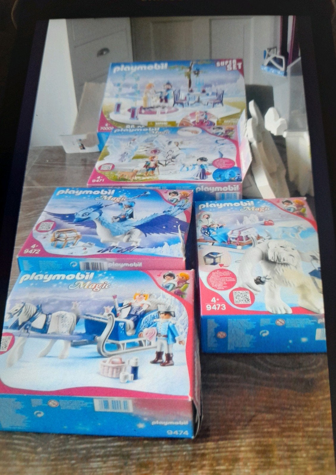 Playmobil Magic Ijsprincces serie 5 dozen, Ophalen, Complete set, Overige typen, Zo goed als nieuw