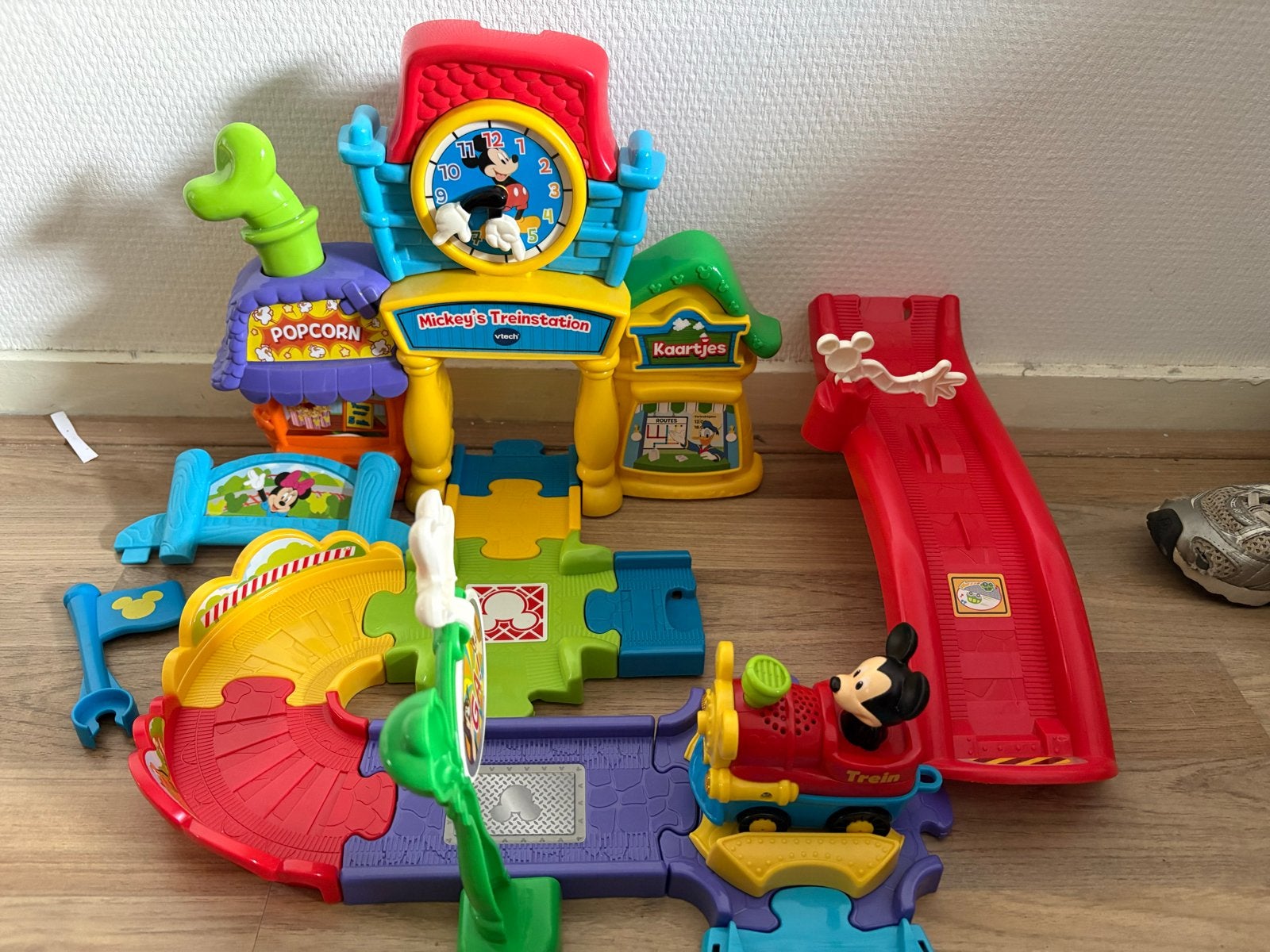 VTech Toet Toet Treinstation Mickey Mouse met trein, Kinderen en Baby's, Ophalen, Gebruikt, Jongen of Meisje