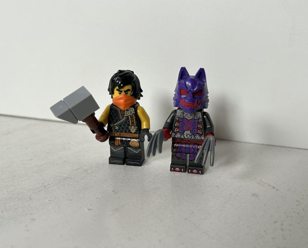 Lego Ninjago - Cole & Wolf Mask Warrior - 30675, Gebruikt, Lego, Ophalen of Verzenden, Minifiguur